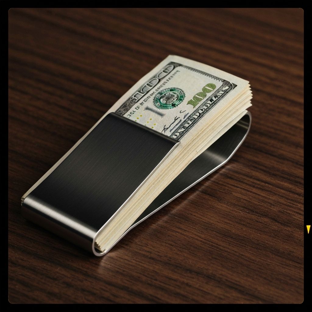 The Money Clip — For men who do math in their head.